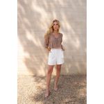 Blusa Chiffon Bordada
