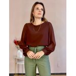 Blusa Luara - Marrom