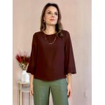 Blusa Luara - Marrom