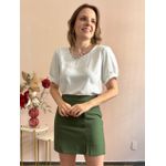 Blusa Crepe Janaina - Offwhite