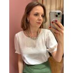 Blusa Crepe Janaina - Offwhite