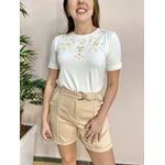 Blusa Bordado Richelieu - Offwhite