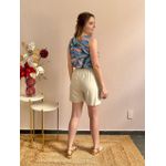 Shorts Cargo Linho