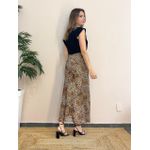 Saia Aurora Midi - Animal Print