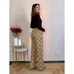 Blusa Wave Gola Alta - Marrom