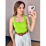 Regata Canelada Decote U