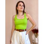 Regata Canelada Decote U