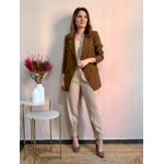 Blazer Linho Risca Giz