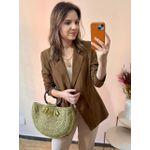 Blazer Linho Risca Giz