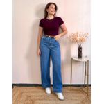 Blusa Malika Decote Costas - Vinho