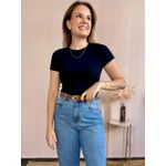 Blusa Malika Decote Costas - Preto