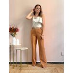 Calça Ella Alfaiataria - Caramelo
