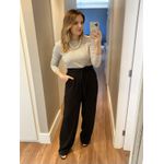 Calça Pantalona Dani - Preta