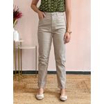 Calça Mom Color Sarja - Areia