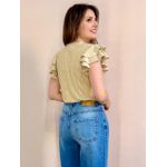 Calça Wide Leg Jeans - Petit