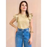 Calça Wide Leg Jeans - Petit