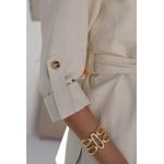 Camisa Martina Viscolinho - Areia