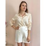 Camisa Acetinada Texturizada