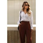 Camisa Tricoline Clássica - Branca