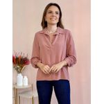 Camisa Viscose Valentina - Rosê