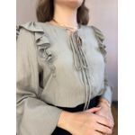 Camisa Beatriz - Cinza