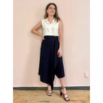 Saia Rachel Assimétrica - Preta