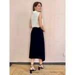Saia Rachel Assimétrica - Preta