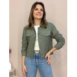 Jaqueta Jacquard - Verde Militar