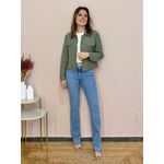 Jaqueta Jacquard - Verde Militar