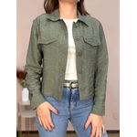 Jaqueta Jacquard - Verde Militar