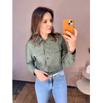 Jaqueta Jacquard - Verde Militar