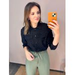 Jaqueta Jacquard - Preta
