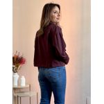 Casaco Cecilia Suede - Marrom