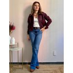 Casaco Cecilia Suede - Marrom