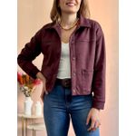 Casaco Cecilia Suede - Marrom