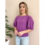 Blusa Bruna Crepe - Orquídea