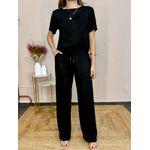 Conjunto Suede Leticia - Preto