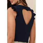 Blusa Coração - Marinho