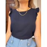 Blusa Coração - Marinho