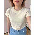 Tshirt Essencial - Creme