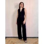 Macacão Fernanda Alfaiataria - Preto