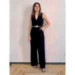 Macacão Fernanda Alfaiataria - Preto