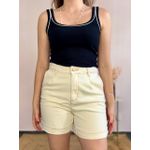 Shorts Mom Sarja Pérola