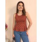 Blusa Caliope - Amendoa