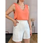 Shorts Risca Giz - Offwhite