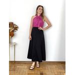 Saia Virginia Midi - Preta