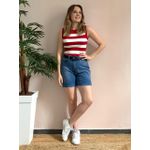 Shorts Jeans Meia Coxa