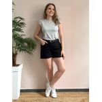 Shorts Jeans Preto