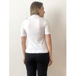 Blusa Carina Modal Pelinhos - Branca