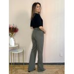 Calça Flare Alfaiataria - Verde Militar